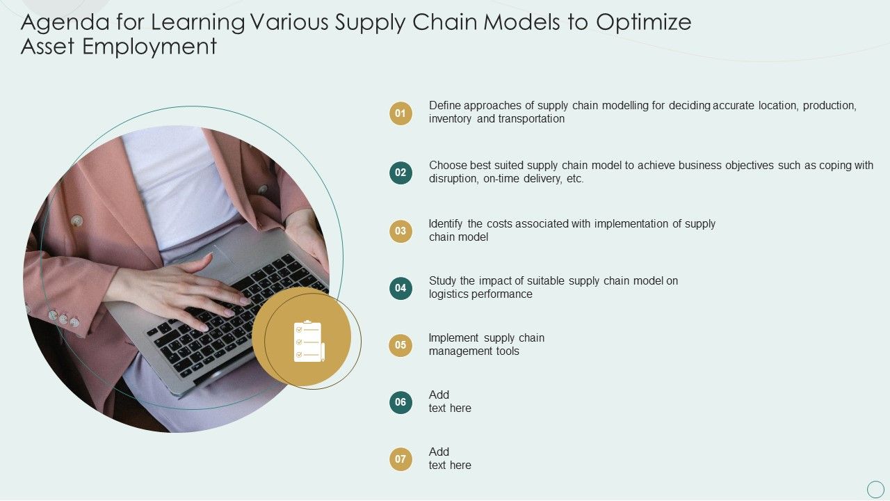 Agenda_For_Learning_Various_Supply_Chain_Models_To_Optimize_Asset_Employment_Professional_PDF_Slide_1.jpg