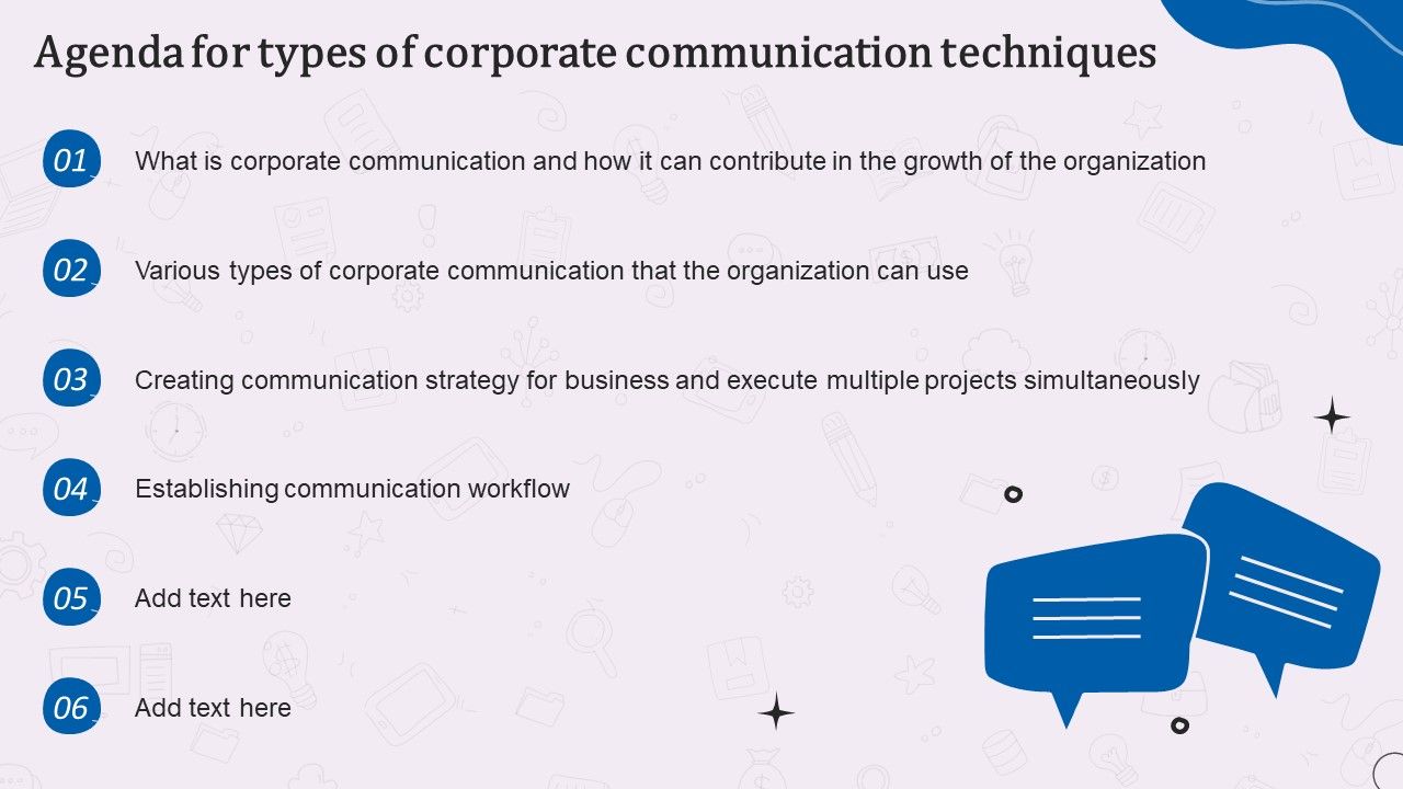 Agenda_For_Types_Of_Corporate_Communication_Techniques_Demonstration_PDF_Slide_1.jpg
