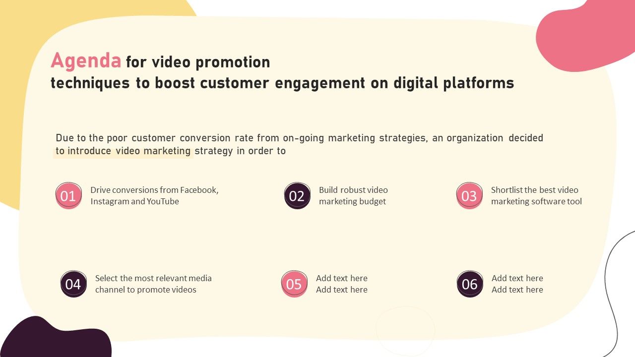 Agenda_For_Video_Promotion_Techniques_To_Boost_Customer_Engagement_On_Digital_Platforms_Slides_PDF_Slide_1.jpg