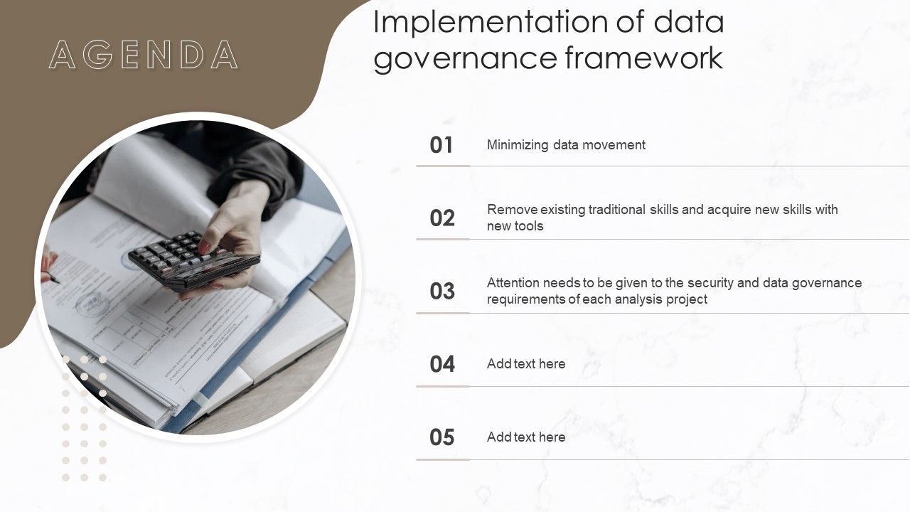 Agenda_Implementation_Of_Data_Governance_Framework_Elements_PDF_Slide_1.jpg