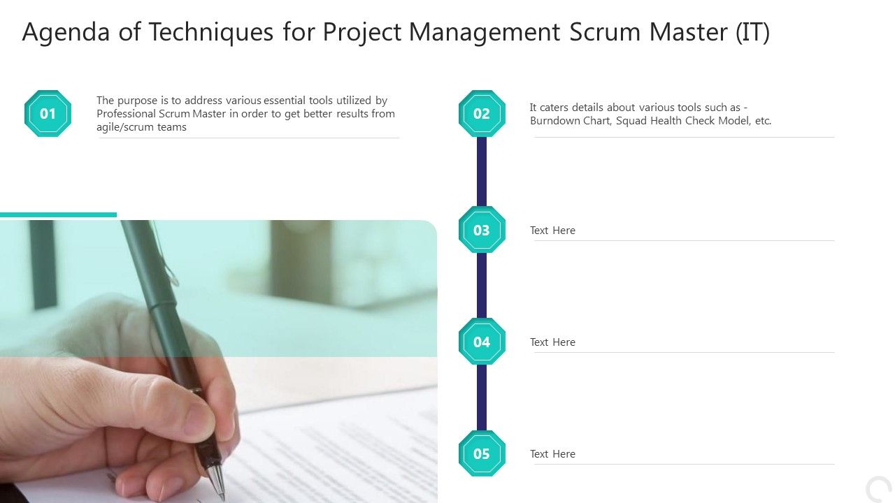 Agenda_Of_Techniques_For_Project_Management_Scrum_Master_It_Rules_PDF_Slide_1.jpg