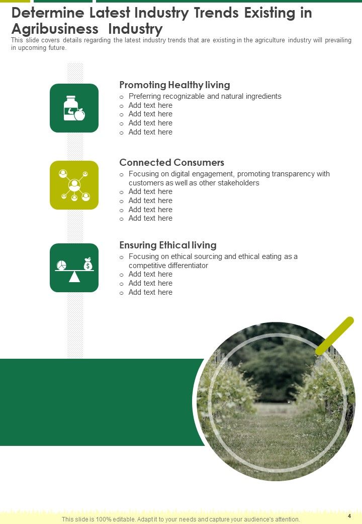 Agribusiness Yearly Report One Pager Documents