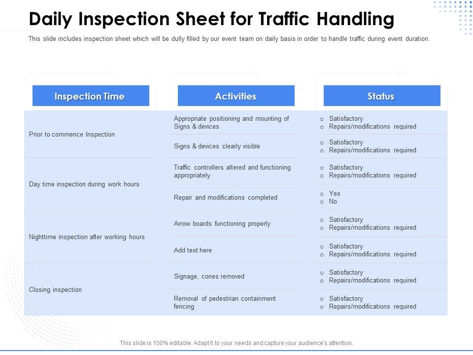 Amusement_Event_Coordinator_Daily_Inspection_Sheet_For_Traffic_Handling_Ppt_PowerPoint_Presentation_Slide_PDF_Slide_1.jpg
