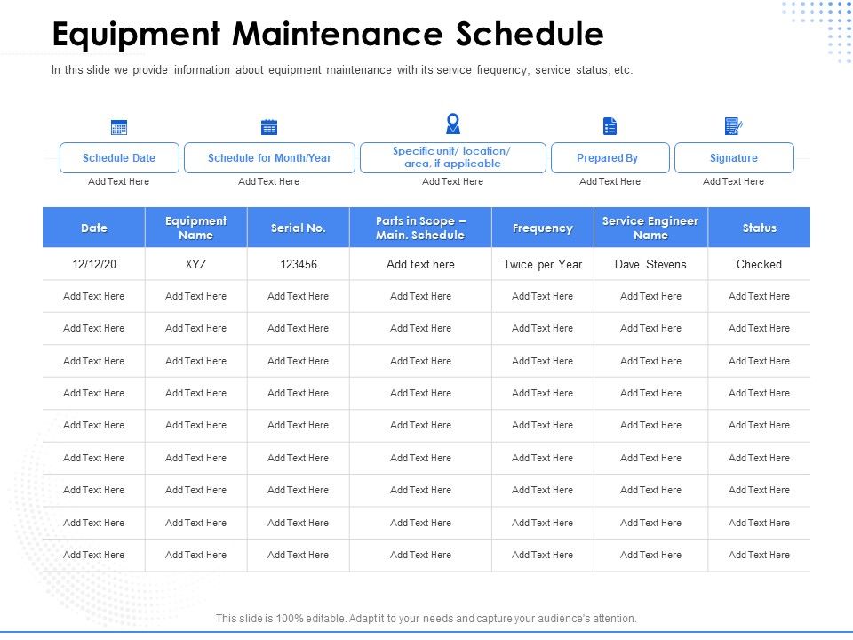 Amusement_Event_Coordinator_Equipment_Maintenance_Schedule_Ppt_PowerPoint_Presentation_Outline_Images_PDF_Slide_1.jpg