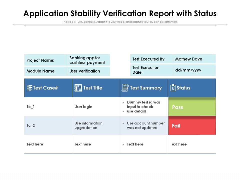 Application_Stability_Verification_Report_With_Status_Ppt_PowerPoint_Presentation_Gallery_Ideas_PDF_Slide_1.jpg