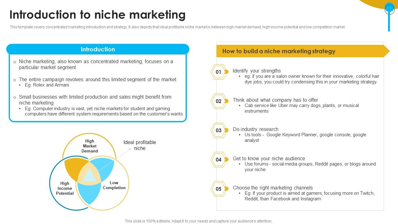 Approaches_To_Targeting_New_Customers_In_Various_Markets_Introduction_To_Niche_Marketing_Introduction_PDF_Slide_1.jpg