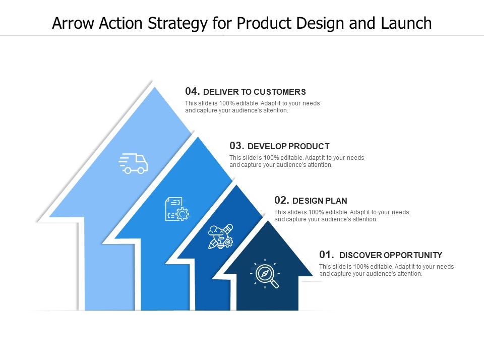 Arrow_Action_Strategy_For_Product_Design_And_Launch_Ppt_PowerPoint_Presentation_Summary_Format_Ideas_PDF_Slide_1.jpg