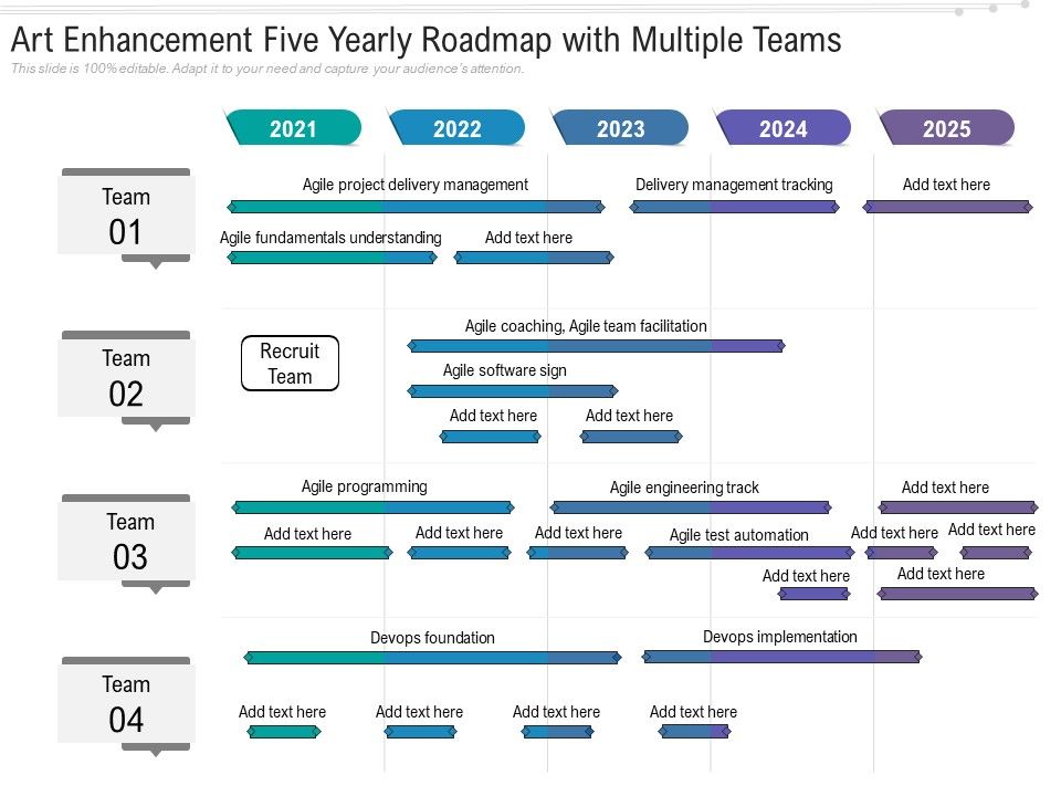Art_Enhancement_Five_Yearly_Roadmap_With_Multiple_Teams_Infographics_Slide_1.jpg