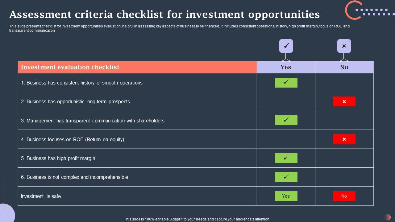 Assessment_Criteria_Checklist_For_Investment_Opportunities_Designs_PDF_Slide_1.jpg