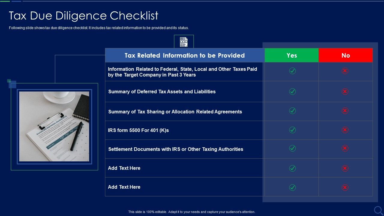 Audit_Checklist_For_Mergers_And_Acquisitions_Tax_Due_Diligence_Checklist_Summary_PDF_Slide_1.jpg