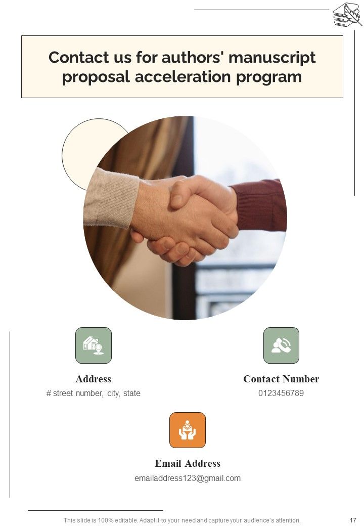 Authors Manuscript Proposal Acceleration Program Example Document Report Doc Pdf Ppt