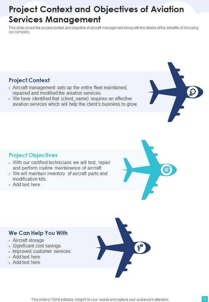 Aviation Services Management Proposal Example Document Report Doc Pdf Ppt