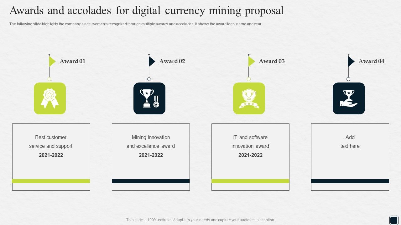 Awards_And_Accolades_For_Digital_Currency_Mining_Proposal_Ppt_Pictures_Display_PDF_Slide_1.jpg