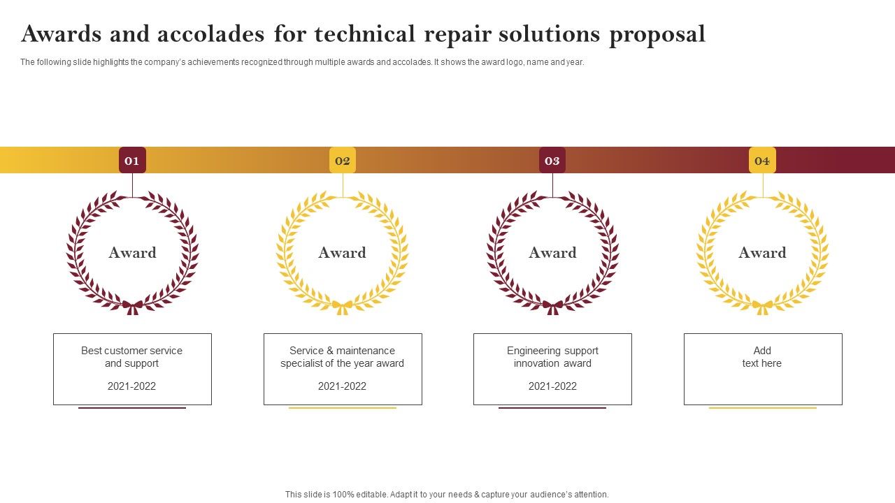 Awards_And_Accolades_For_Technical_Repair_Solutions_Proposal_Graphics_PDF_Slide_1.jpg