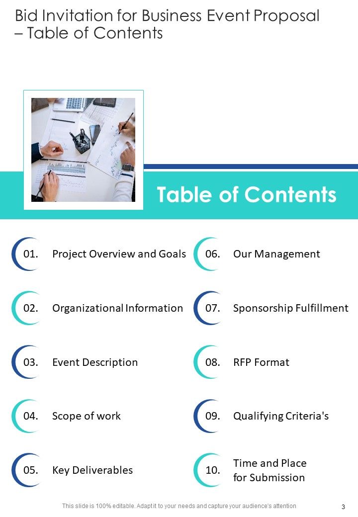 Bid Invitation For Business Event Proposal Example Document Report Doc Pdf Ppt