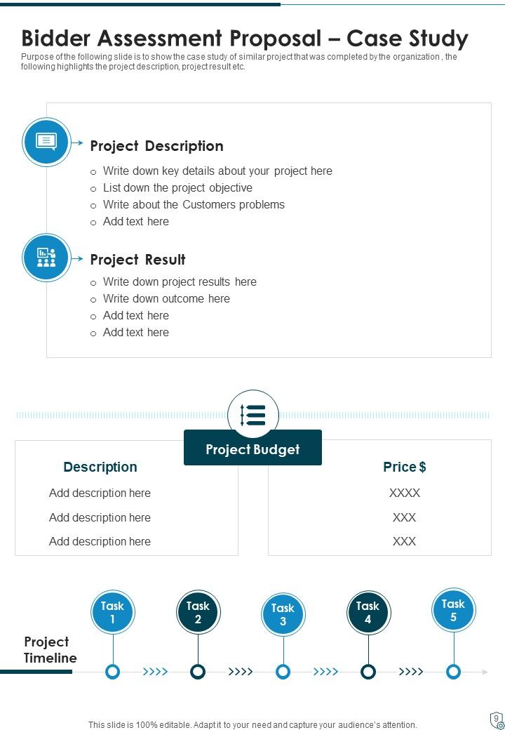 Bidder Assessment Proposal Example Document Report Doc Pdf Ppt