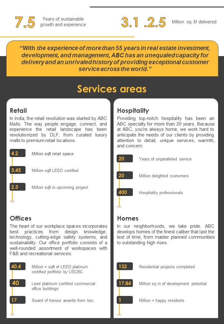Bifold One Pager Construction Company Newsletter Template