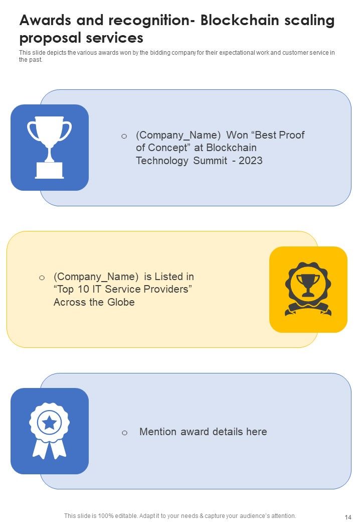 Blockchain Scaling Proposal Example Document Report Doc Pdf Ppt