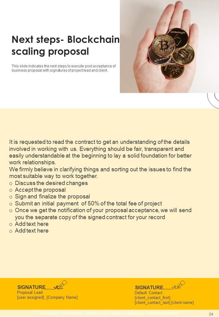 Blockchain Scaling Proposal Example Document Report Doc Pdf Ppt