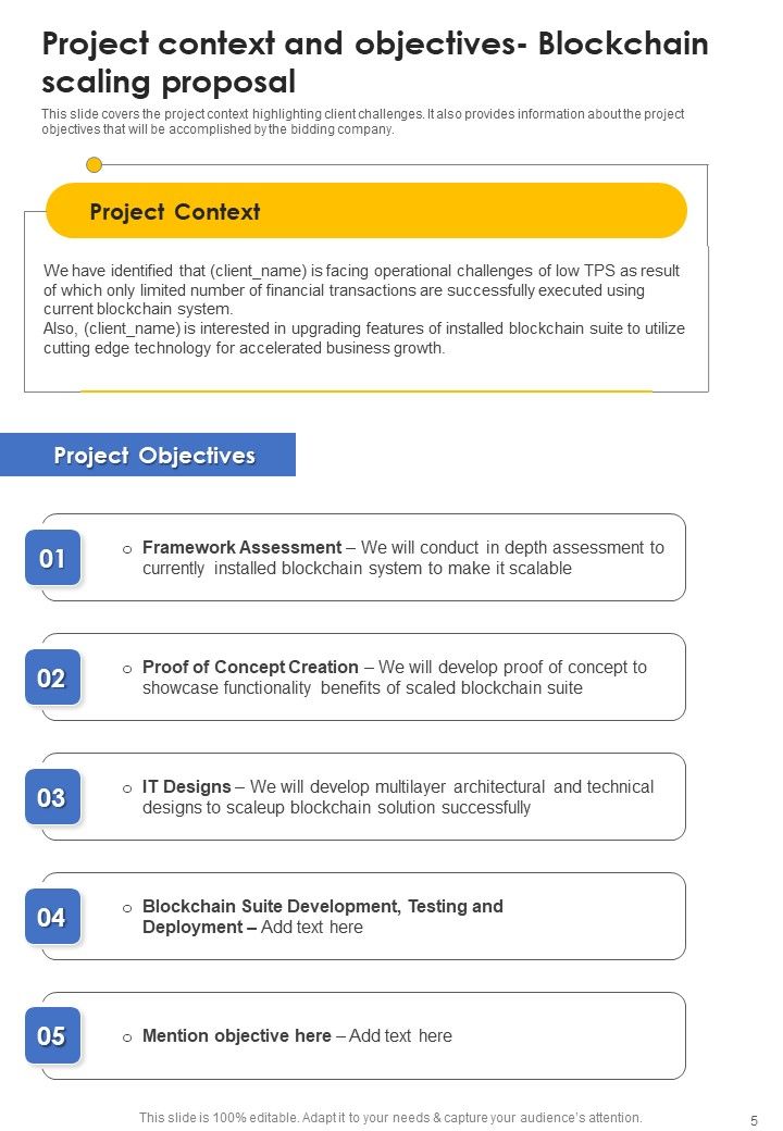 Blockchain Scaling Proposal Example Document Report Doc Pdf Ppt