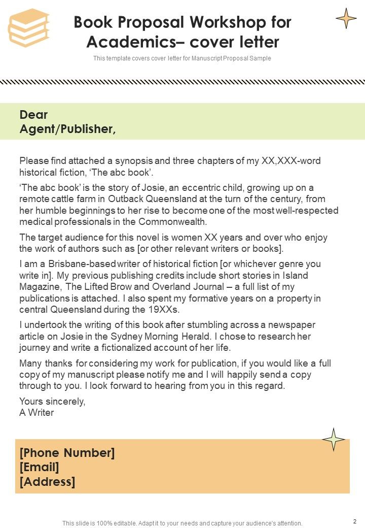 Book Proposal Workshop For Academics Example Document Report Doc Pdf Ppt