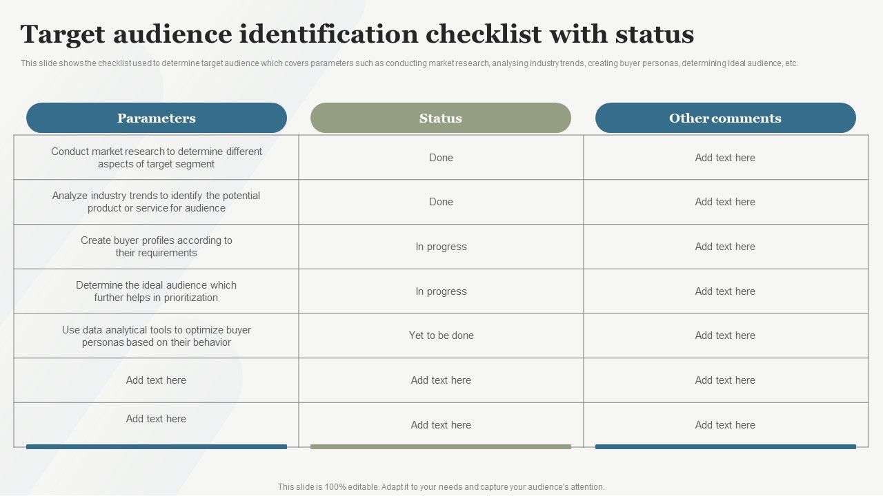 Boosting_Customer_Base_Through_Effective_Target_Audience_Identification_Checklist_With_Status_Summary_PDF_Slide_1.jpg