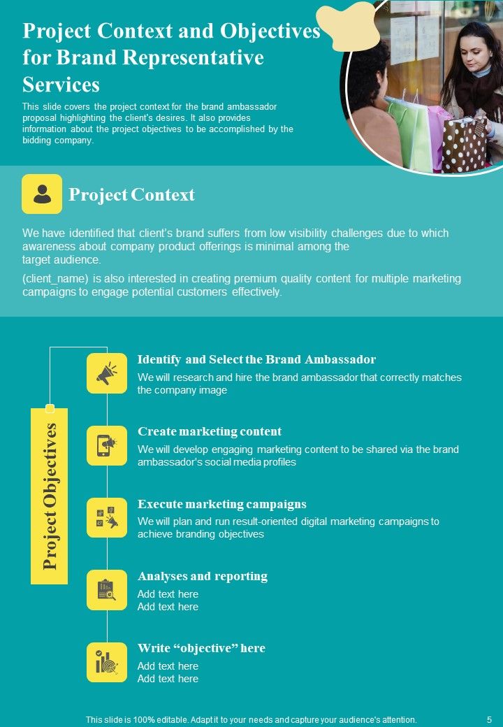 Brand Representative Proposal Template Example Document Report Doc Pdf Ppt