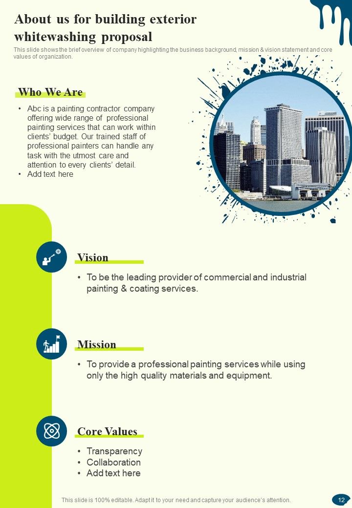 Building Exterior Whitewashing Proposal Example Document Report Doc Pdf Ppt