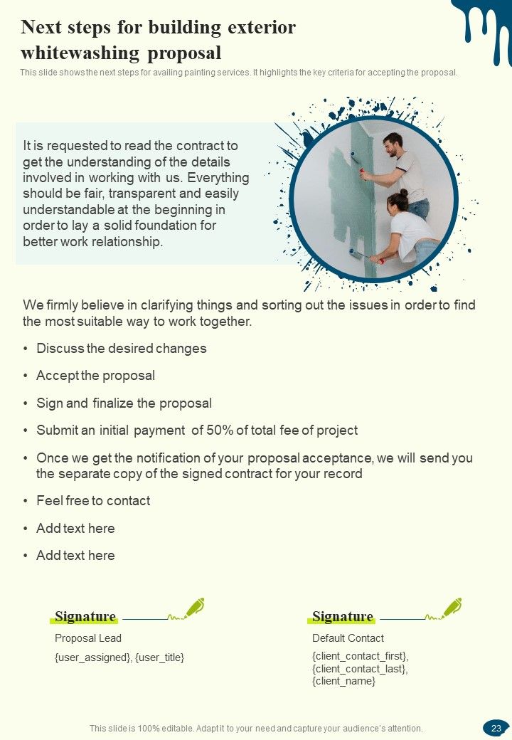 Building Exterior Whitewashing Proposal Example Document Report Doc Pdf Ppt