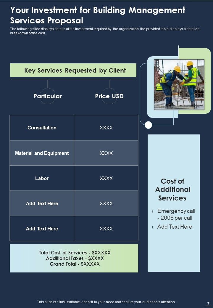 Building Management Services Proposal Example Document Report Doc Pdf Ppt