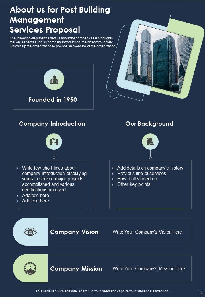 Building Management Services Proposal Example Document Report Doc Pdf Ppt