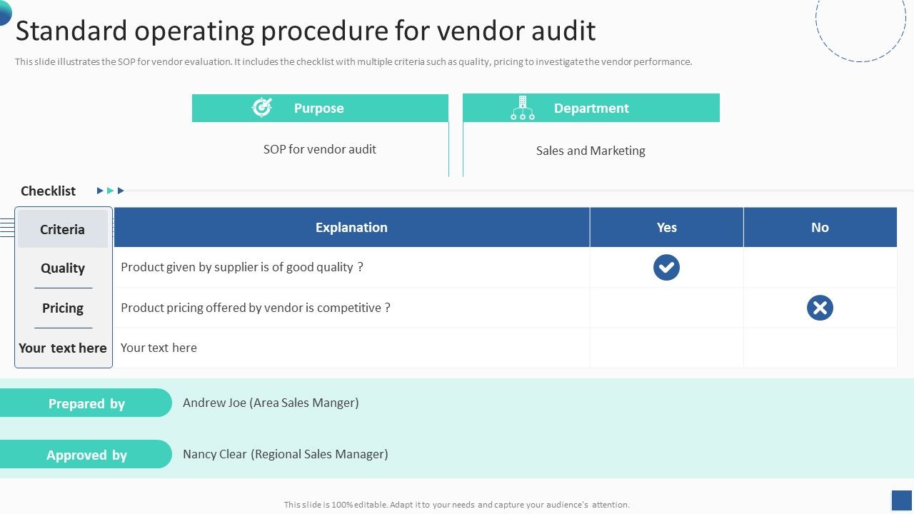 Bundle_Of_SOP_Templates_Standard_Operating_Procedure_For_Vendor_Audit_Rules_PDF_Slide_1.jpg