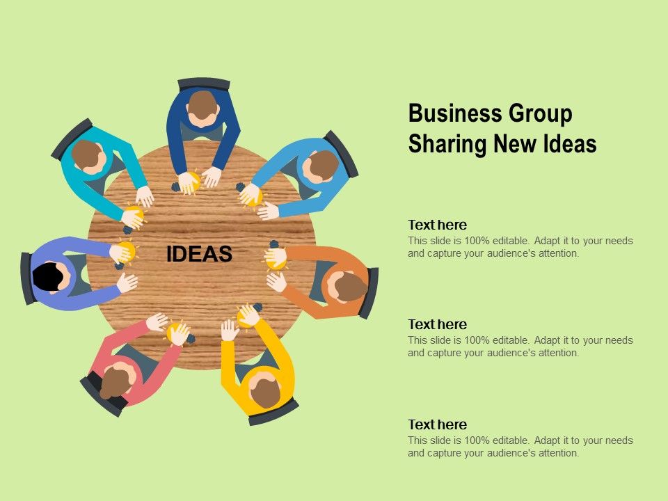 Business_Group_Sharing_New_Ideas_Ppt_PowerPoint_Presentation_Gallery_Graphics_PDF_Slide_1.jpg