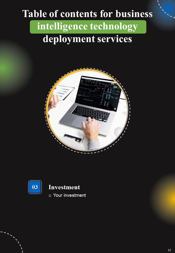 Business Intelligence Technology Deployment Proposal Example Document Report Doc Pdf Ppt