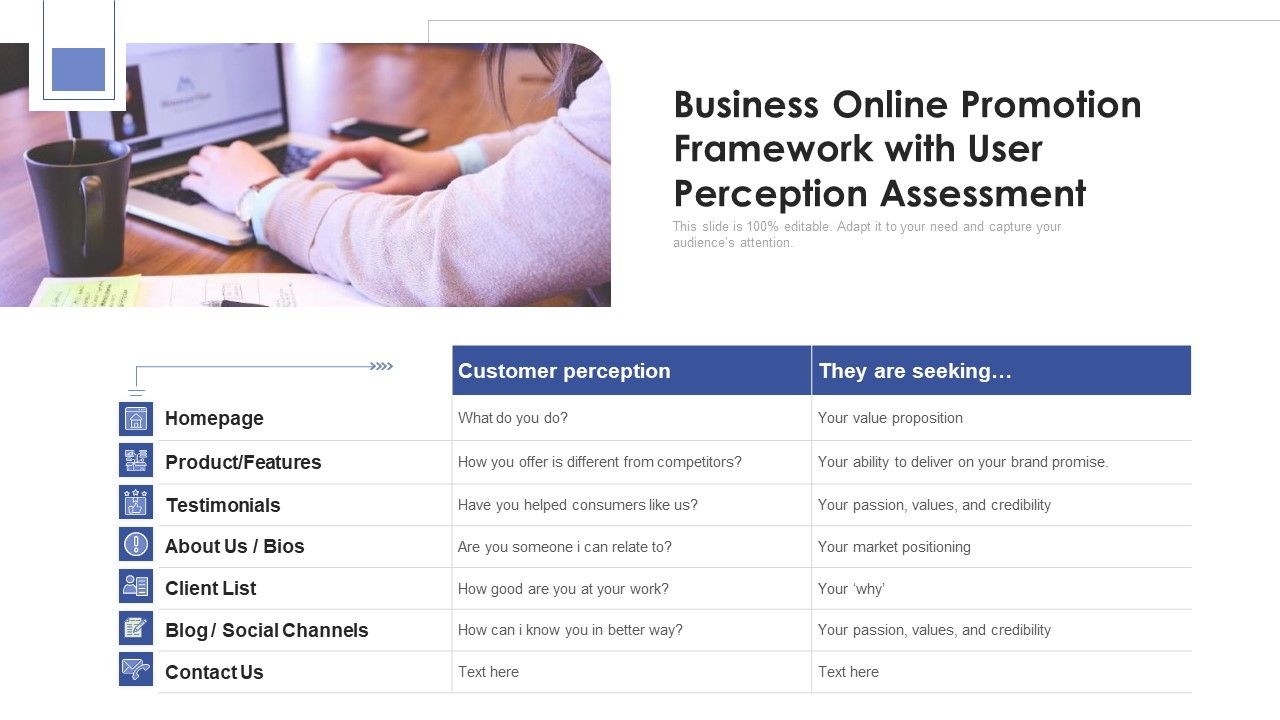 Business_Online_Promotion_Framework_With_User_Perception_Assessment_Ppt_PowerPoint_Presentation_File_Graphics_PDF_Slide_1.jpg