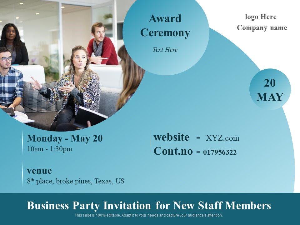 Business_Party_Invitation_For_New_Staff_Members_Ppt_PowerPoint_Presentation_Gallery_Grid_PDF_Slide_1.jpg