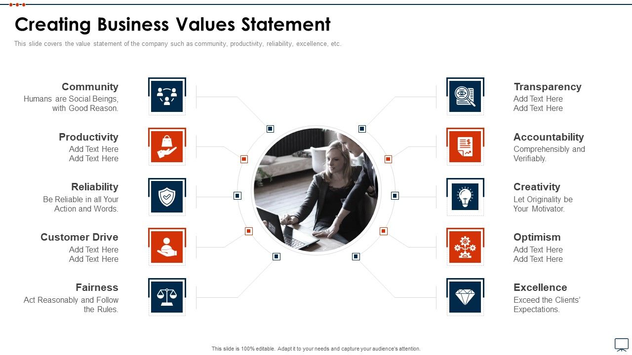 Business_Plan_Methods_Tools_And_Templates_Set_2_Creating_Business_Values_Statement_Summary_PDF_Slide_1.jpg