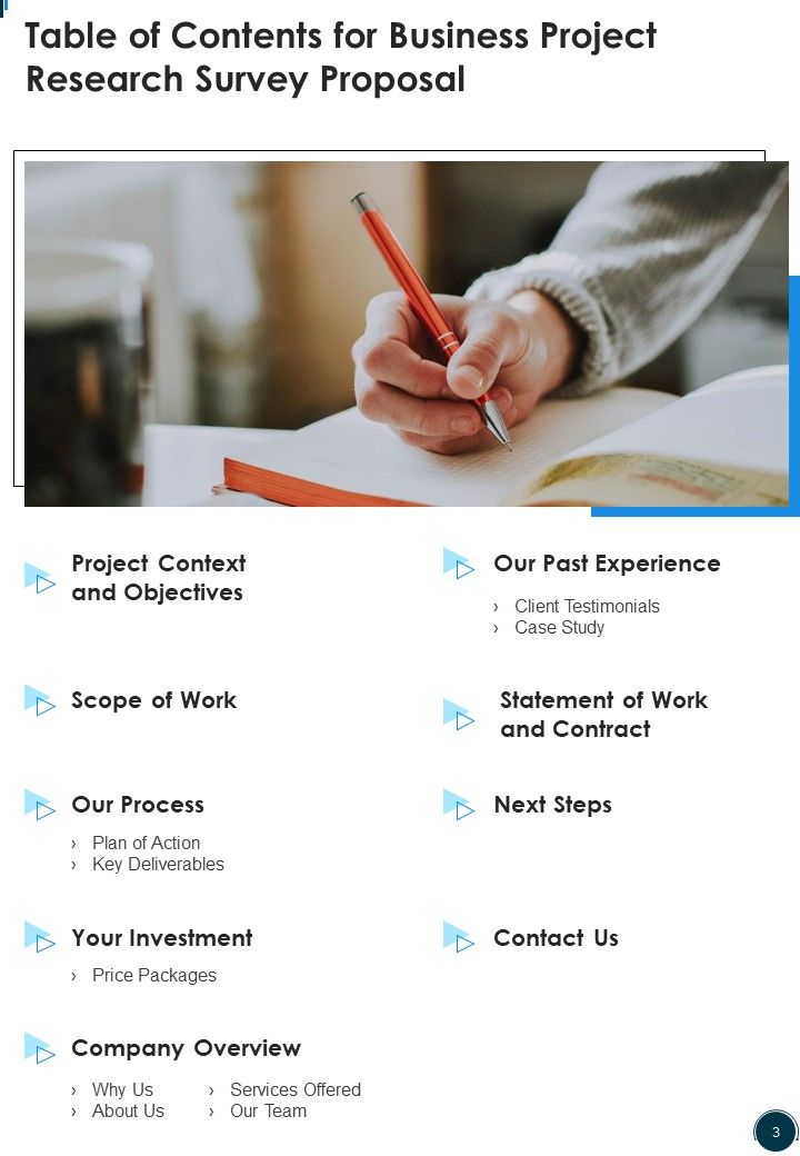 Business Project Research Survey Proposal Example Document Report Doc Pdf Ppt