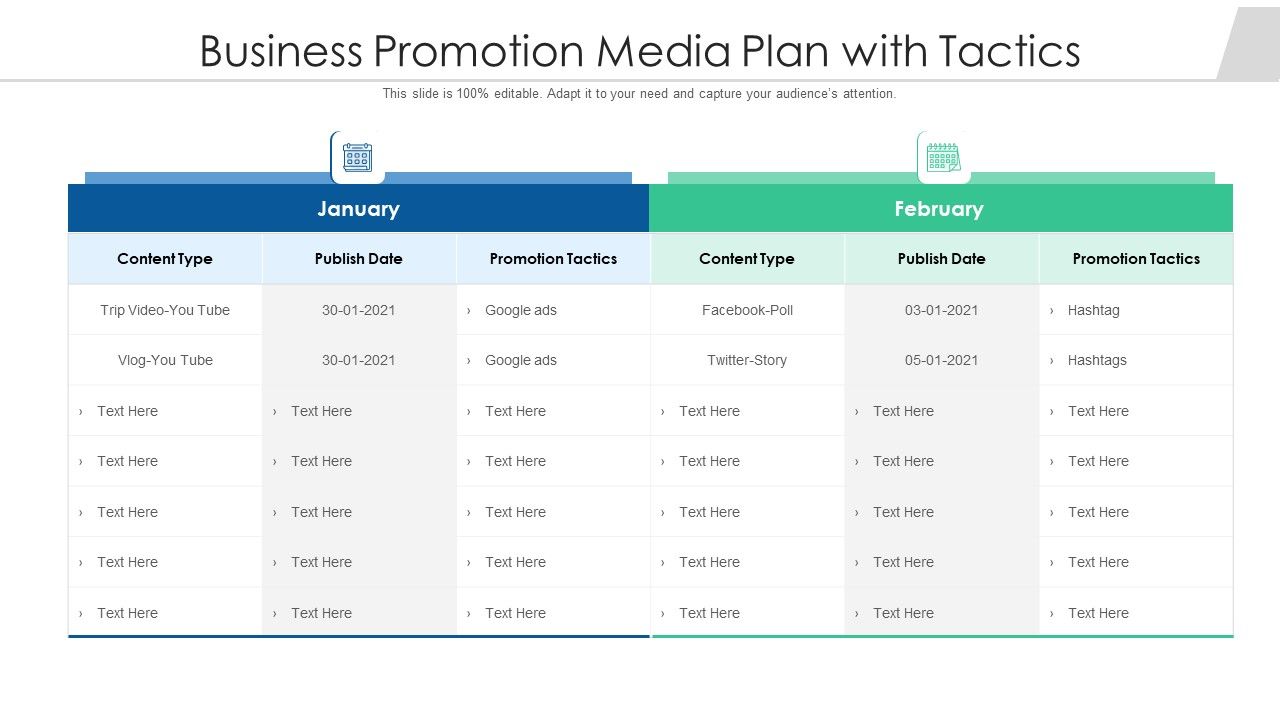 Business_Promotion_Media_Plan_With_Tactics_Ppt_PowerPoint_Presentation_File_Slides_PDF_Slide_1.jpg