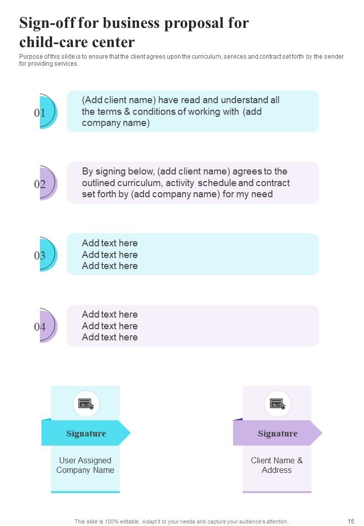 Business Proposal For Child Care Center Example Document Report Doc Pdf Ppt