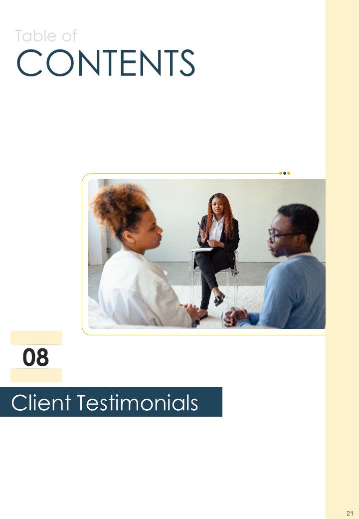 Business Proposal For Counseling Services Example Document Report Doc Pdf Ppt