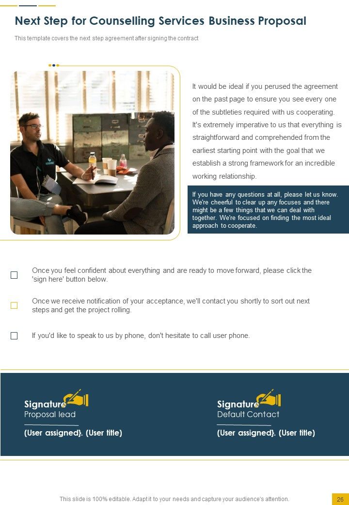 Business Proposal For Counseling Services Example Document Report Doc Pdf Ppt