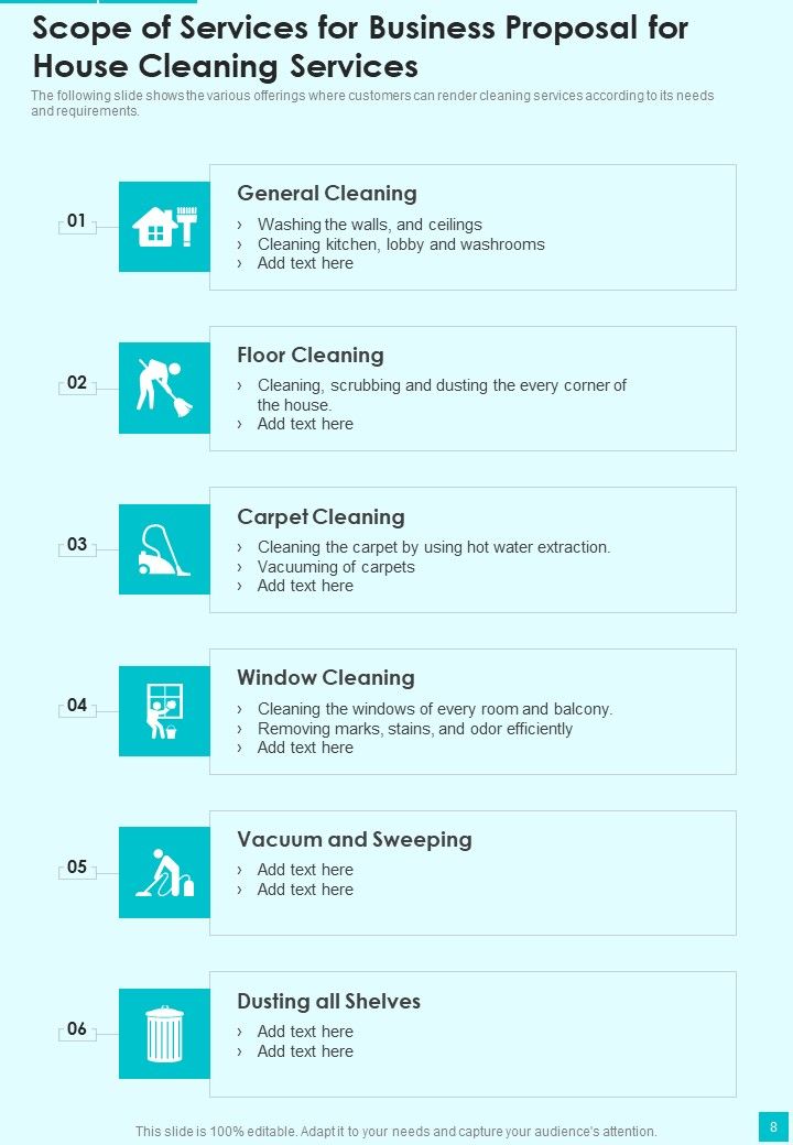 Business Proposal For House Cleaning Services Example Document Report Doc Pdf Ppt