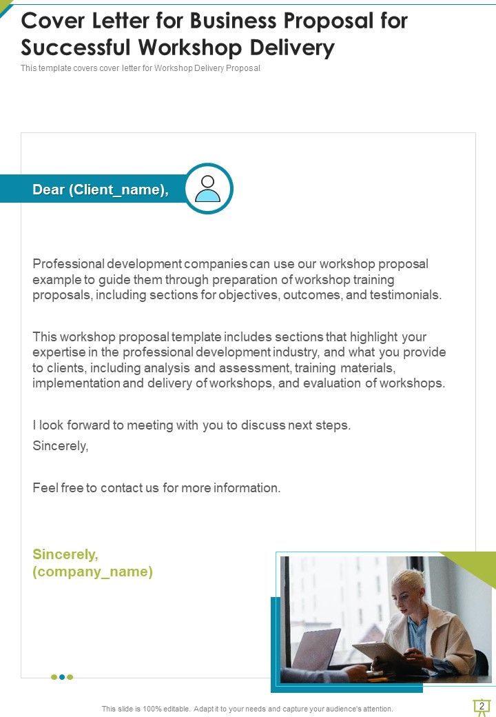 Business Proposal For Successful Workshop Delivery Example Document Report Doc Pdf Ppt