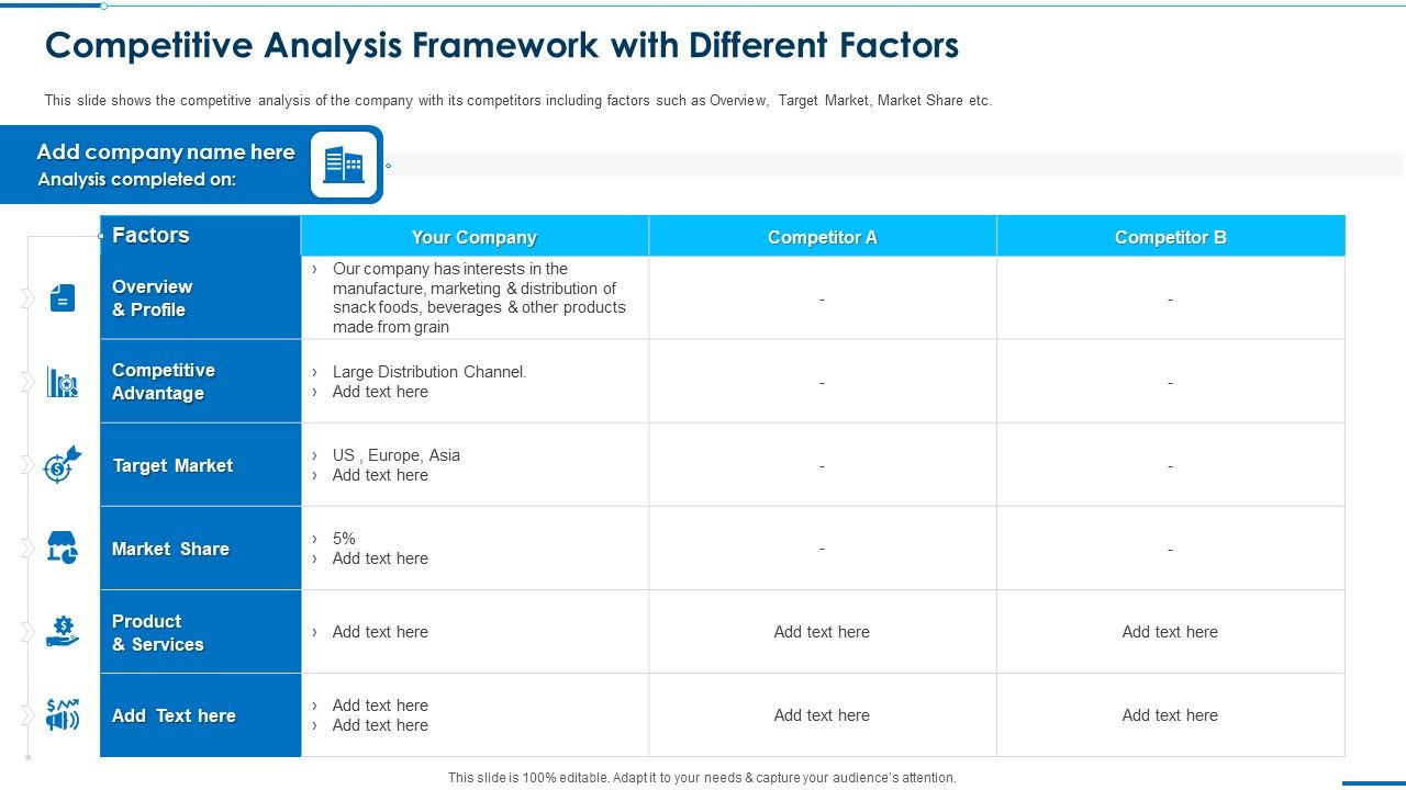 Business_Round_Investment_Deck_Competitive_Analysis_Framework_With_Different_Factors_Topics_PDF_Slide_1.jpg