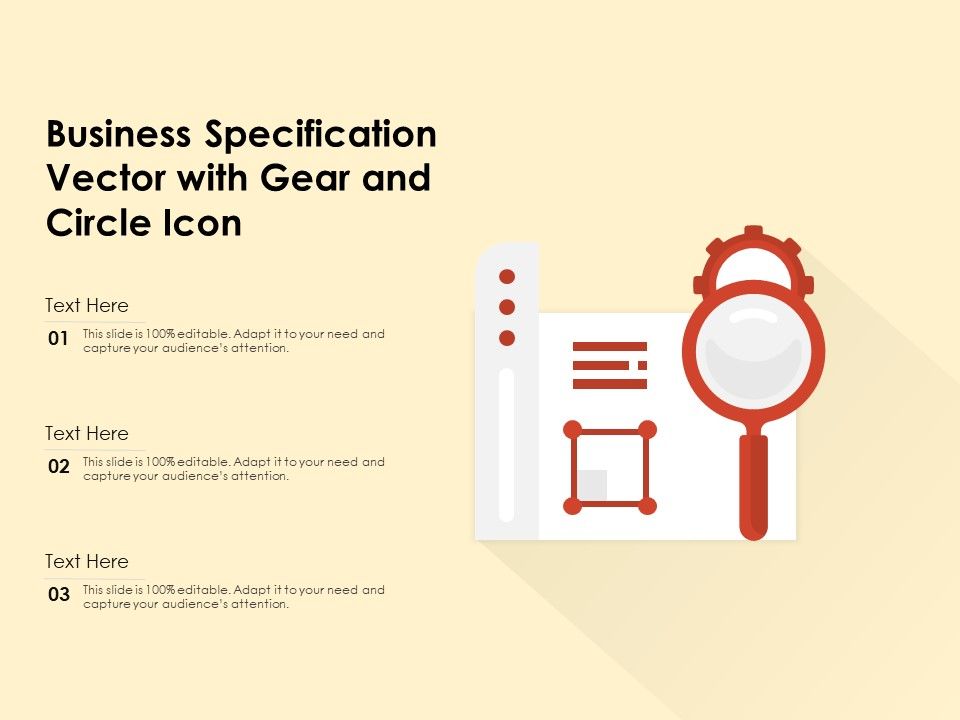 Business_Specification_Vector_With_Gear_And_Circle_Icon_Ppt_PowerPoint_Presentation_Model_Clipart_PDF_Slide_1.jpg