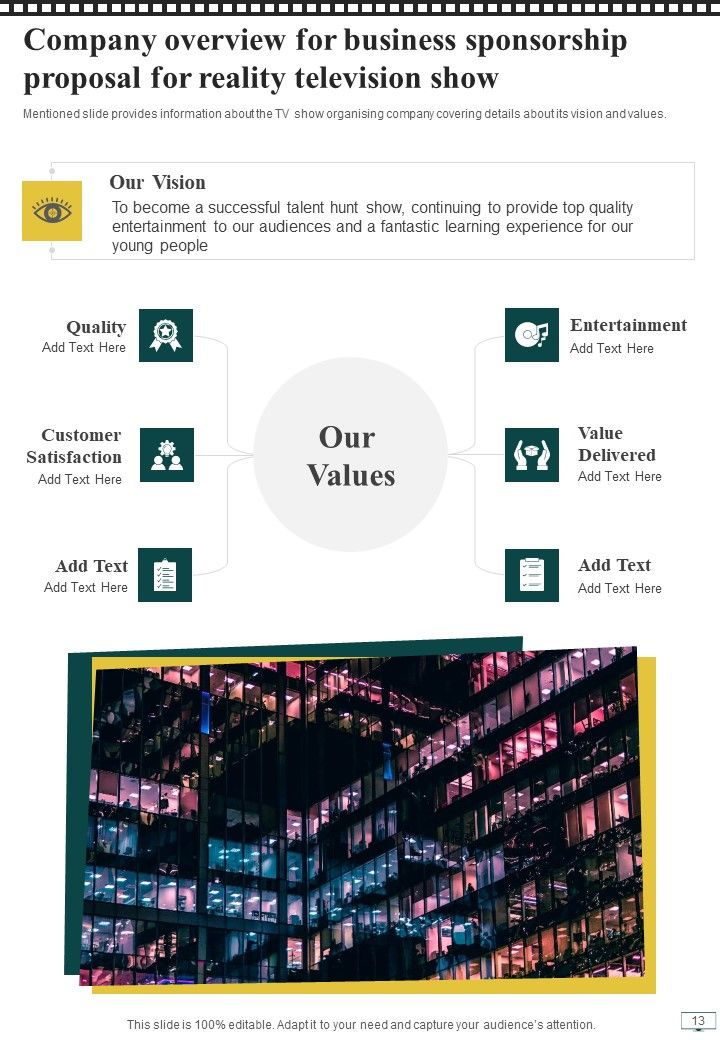 Business Sponsorship Proposal For Reality Television Show Example Document Report Doc Pdf Ppt