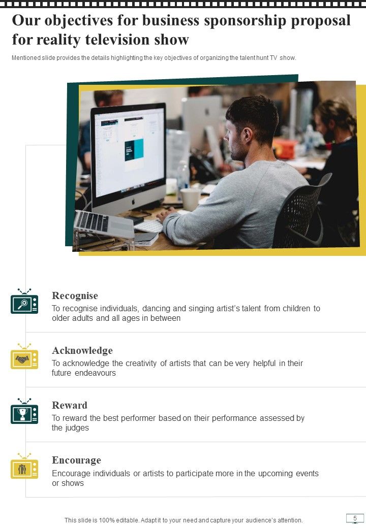 Business Sponsorship Proposal For Reality Television Show Example Document Report Doc Pdf Ppt