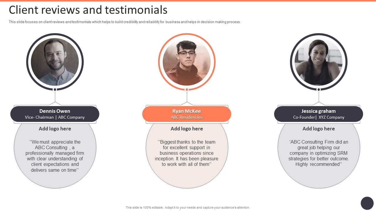 Business_Strategy_Consulting_Solutions_Company_Outline_Client_Reviews_And_Testimonials_Summary_PDF_Slide_1.jpg