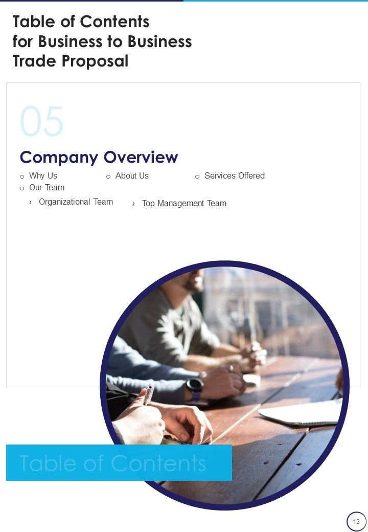 Business To Business Trade Proposal Example Document Report Doc Pdf Ppt
